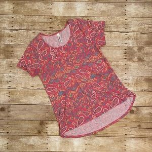Pink Paisley Lularoe Classic Tee